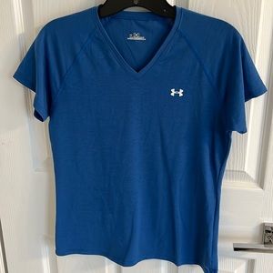 Blue under armour dry fit tshirt
